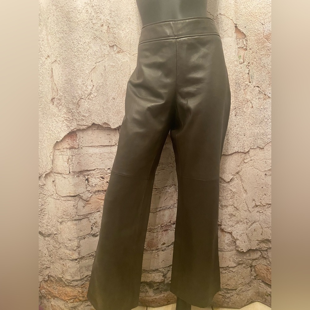 Danier Brown Leather Pants